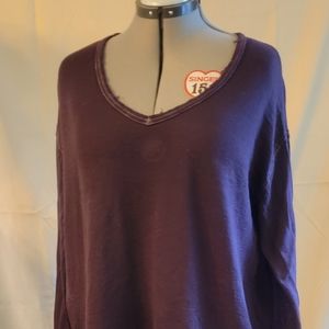 Purple Split back LG shirt